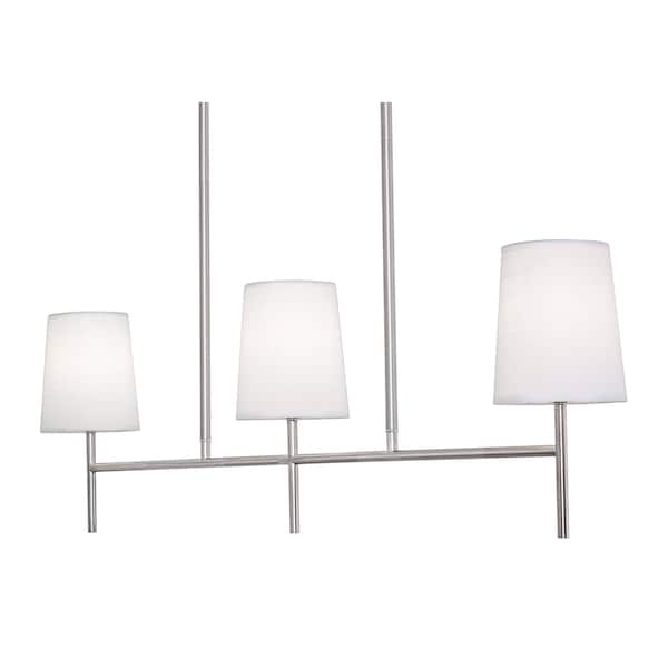 Afx Rose 36-in. 3-Light Linear Pendant - Candelabra Base - Satin Nickel ROSP3605CBSN - main